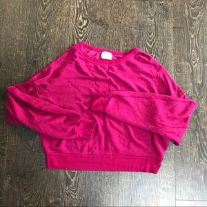 Crop top sweatshirt
